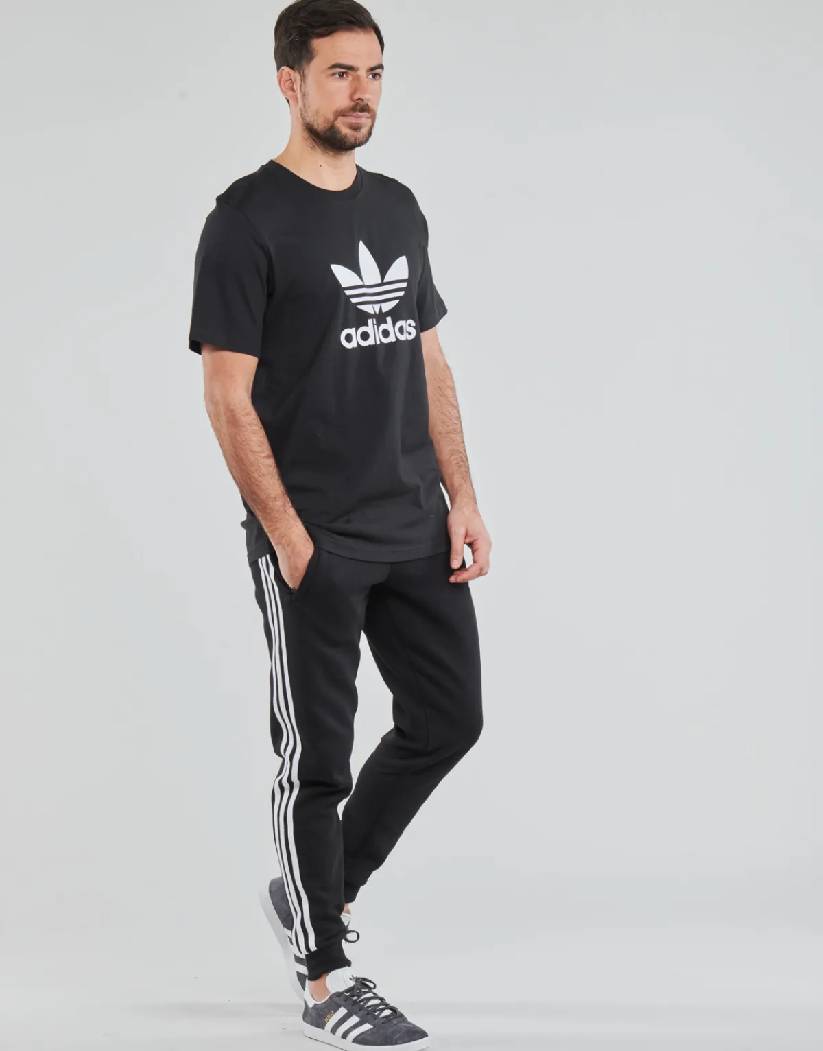 T-shirts & Polos^adidas Originals - TREFOIL T-SHIRT Noir