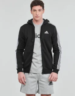 Joggings & Survêtements^Adidas Sportswear - 3 STRIPES FL FULL ZIP HD Noir