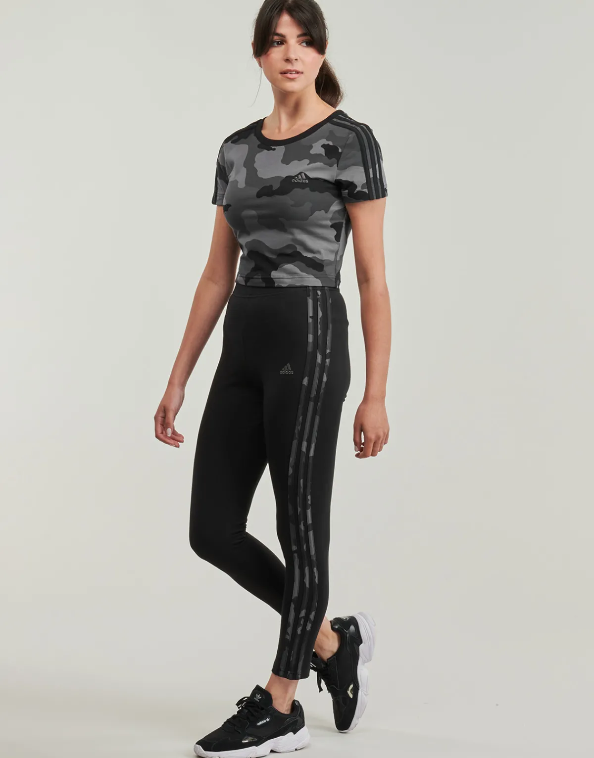 T-shirts & Polos^Adidas Sportswear - Essentials 3-Stripes Camo Print Baby T-Shirt Noir