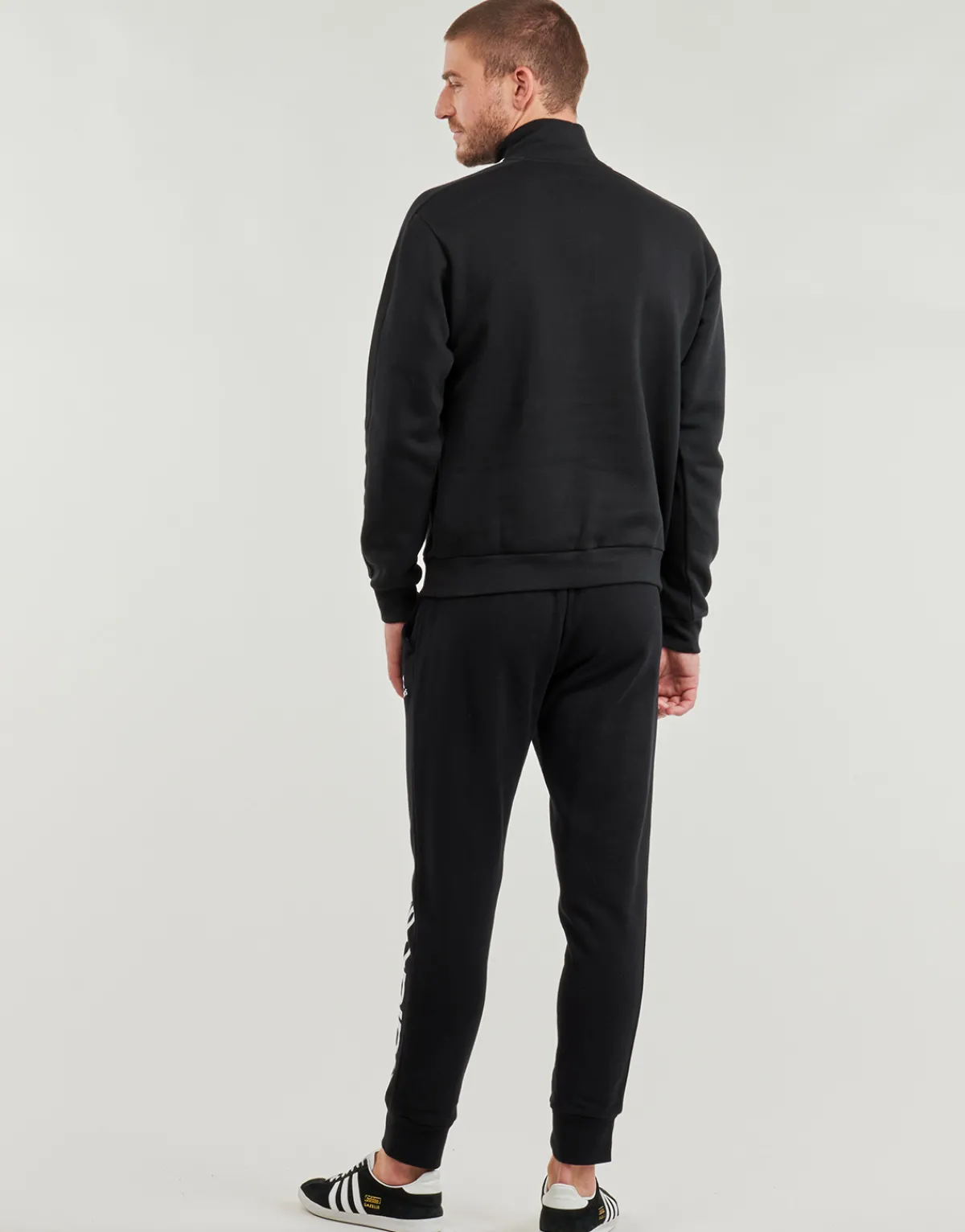Sweats & Polaires^Adidas Sportswear - Essentials Fleece 3-Stripes 1/4-Zip Sweatshirt Noir