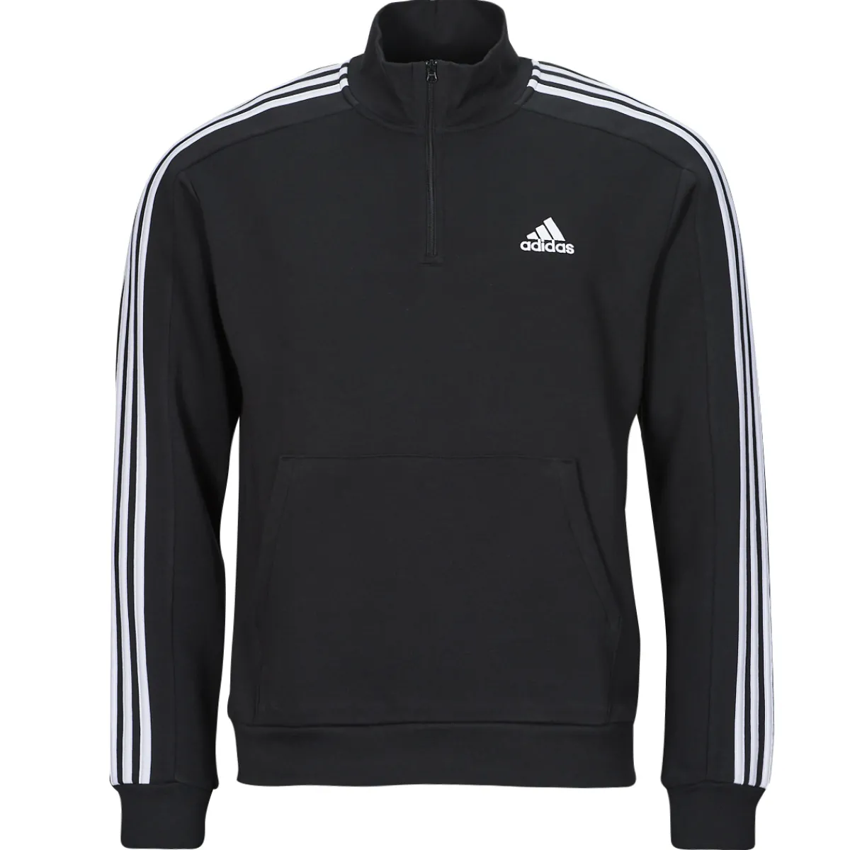 Sweats & Polaires^Adidas Sportswear - Essentials Fleece 3-Stripes 1/4-Zip Sweatshirt Noir