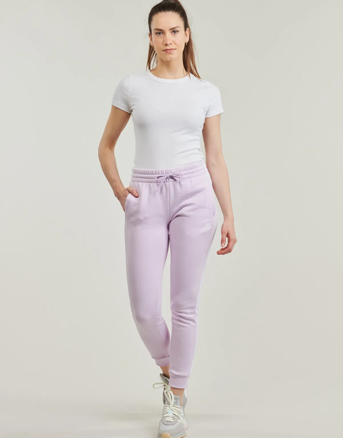 Joggings & Survêtements^Adidas Sportswear - Essentials 3-Stripes Fleece Joggers Violet