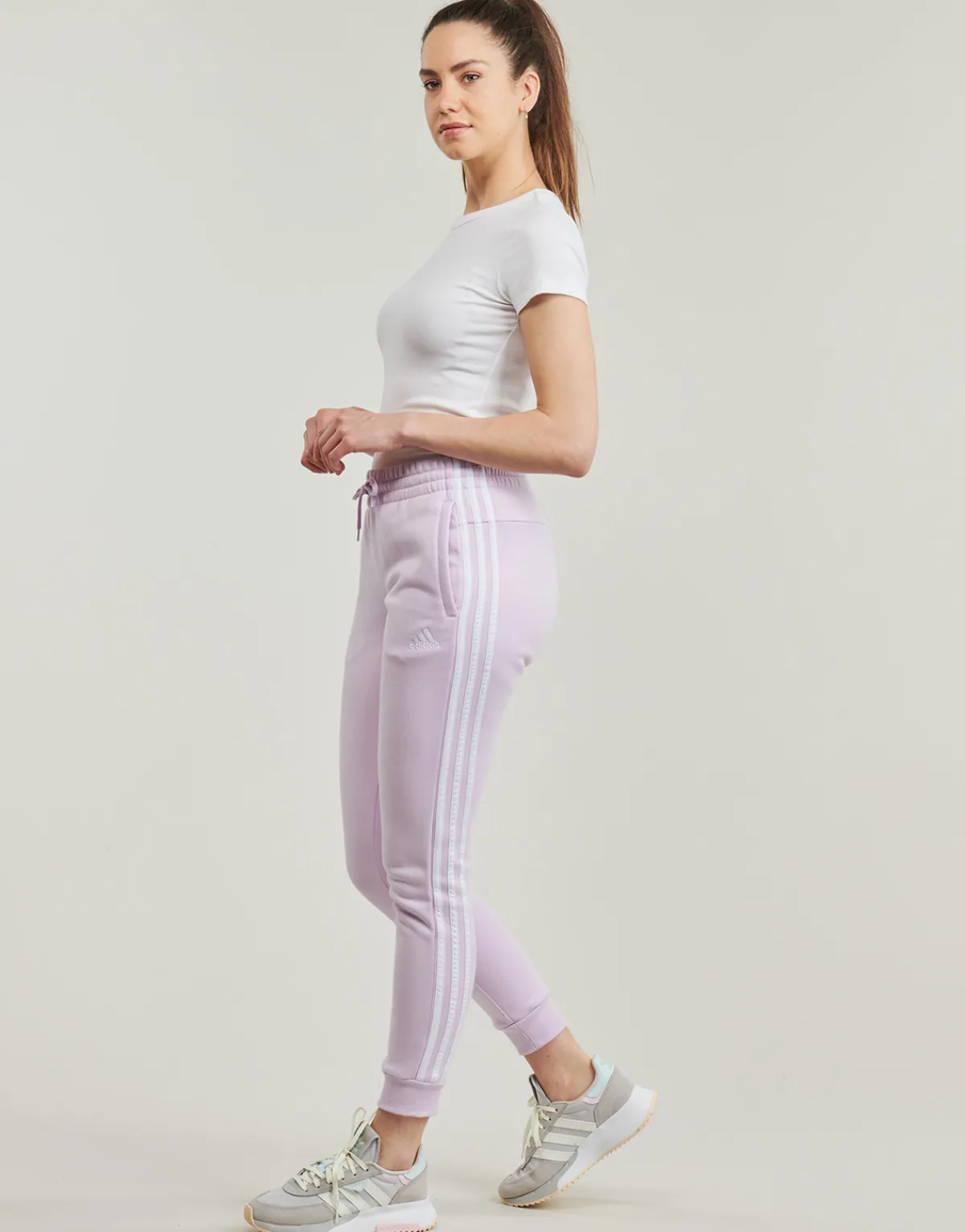 Joggings & Survêtements^Adidas Sportswear - Essentials 3-Stripes Fleece Joggers Violet