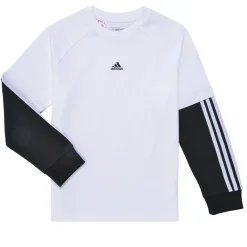 T-shirts & Polos^Adidas Sportswear - Street Jam 2-in-1 Long Sleeve Long-Sleeve Top Blanc