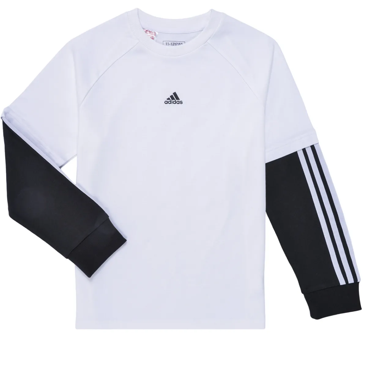 T-shirts & Polos^Adidas Sportswear - Street Jam 2-in-1 Long Sleeve Long-Sleeve Top Blanc