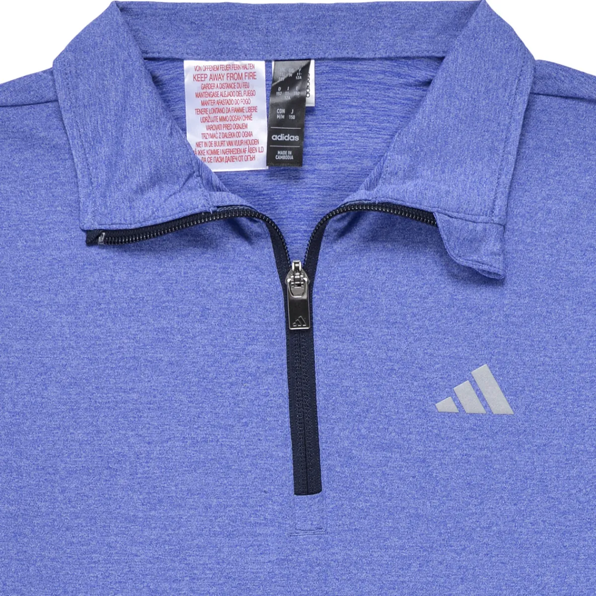 T-shirts & Polos^Adidas Sportswear - Training AEROREADY 1/2-Zip Long Sleeve Long-Sleeve Top Bleu