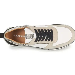 Baskets Mode^Adige - VANILLE V5 PYTHON ICE Blanc