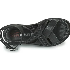 Sandales Et Nu-pieds^Airstep / A.S.98 - POLA CROSS Noir