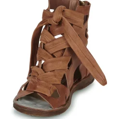 Sandales Et Nu-pieds^Airstep / A.S.98 - RAMOS LACES Camel