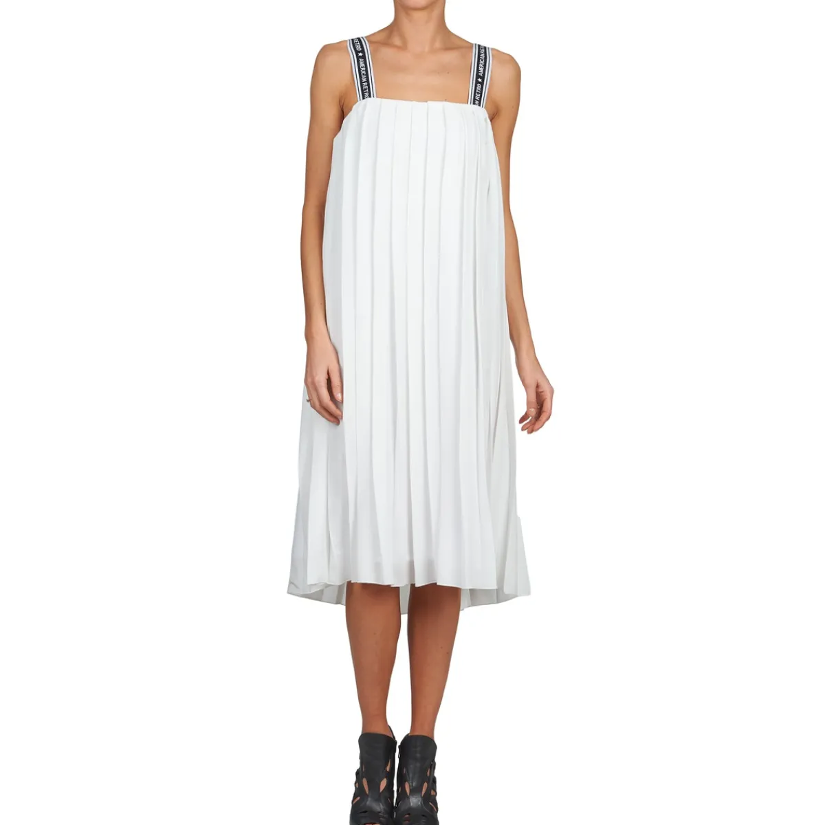 Robes^American Retro - VERO LONG Blanc