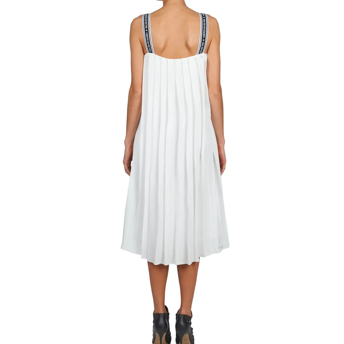 Robes^American Retro - VERO LONG Blanc