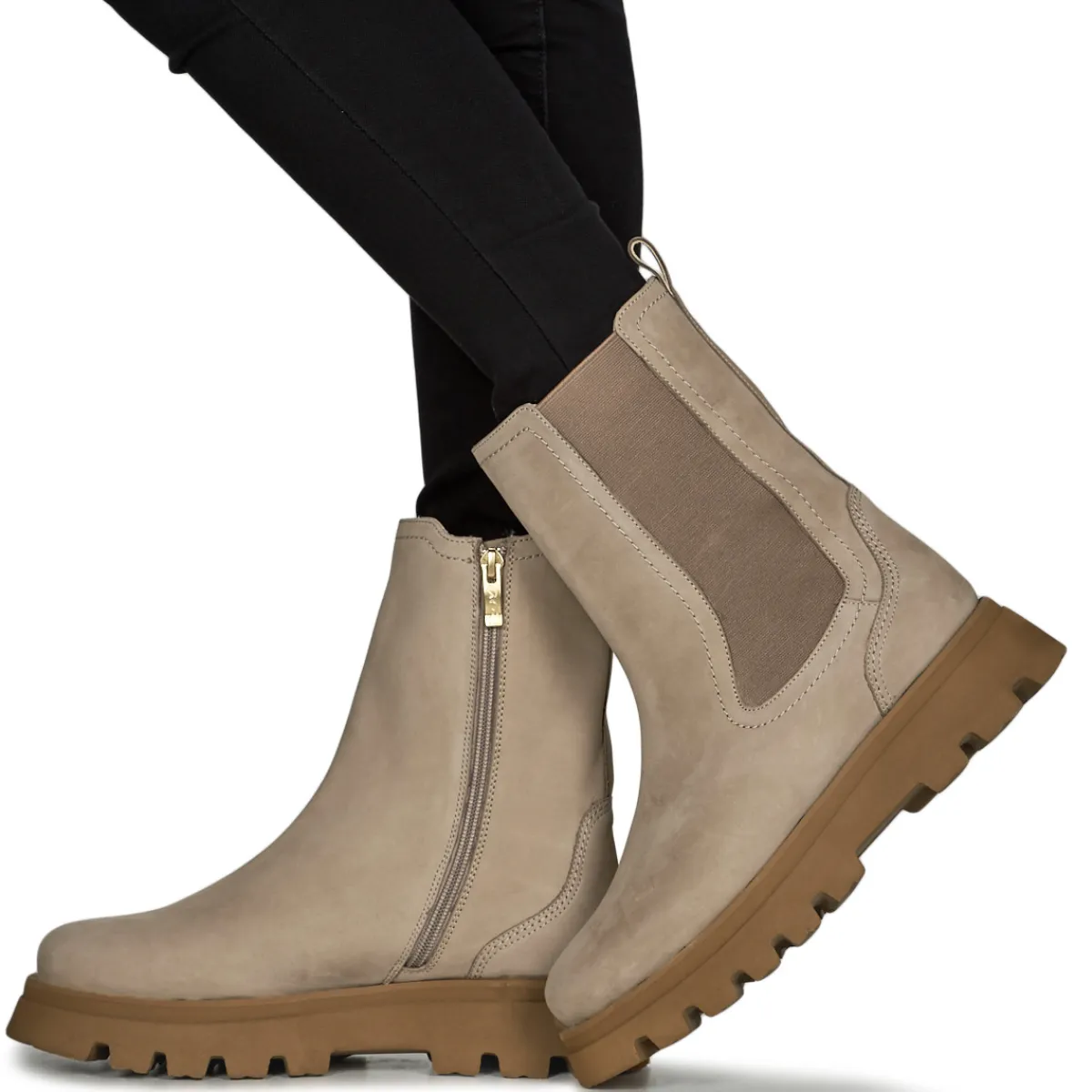 Bottines / Boots^Ara - KOPENHAGEN Taupe