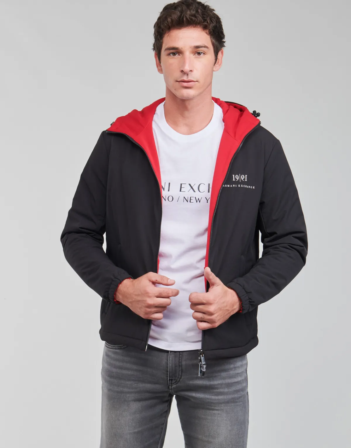 Vestes^Armani Exchange - 6KZB56 Noir