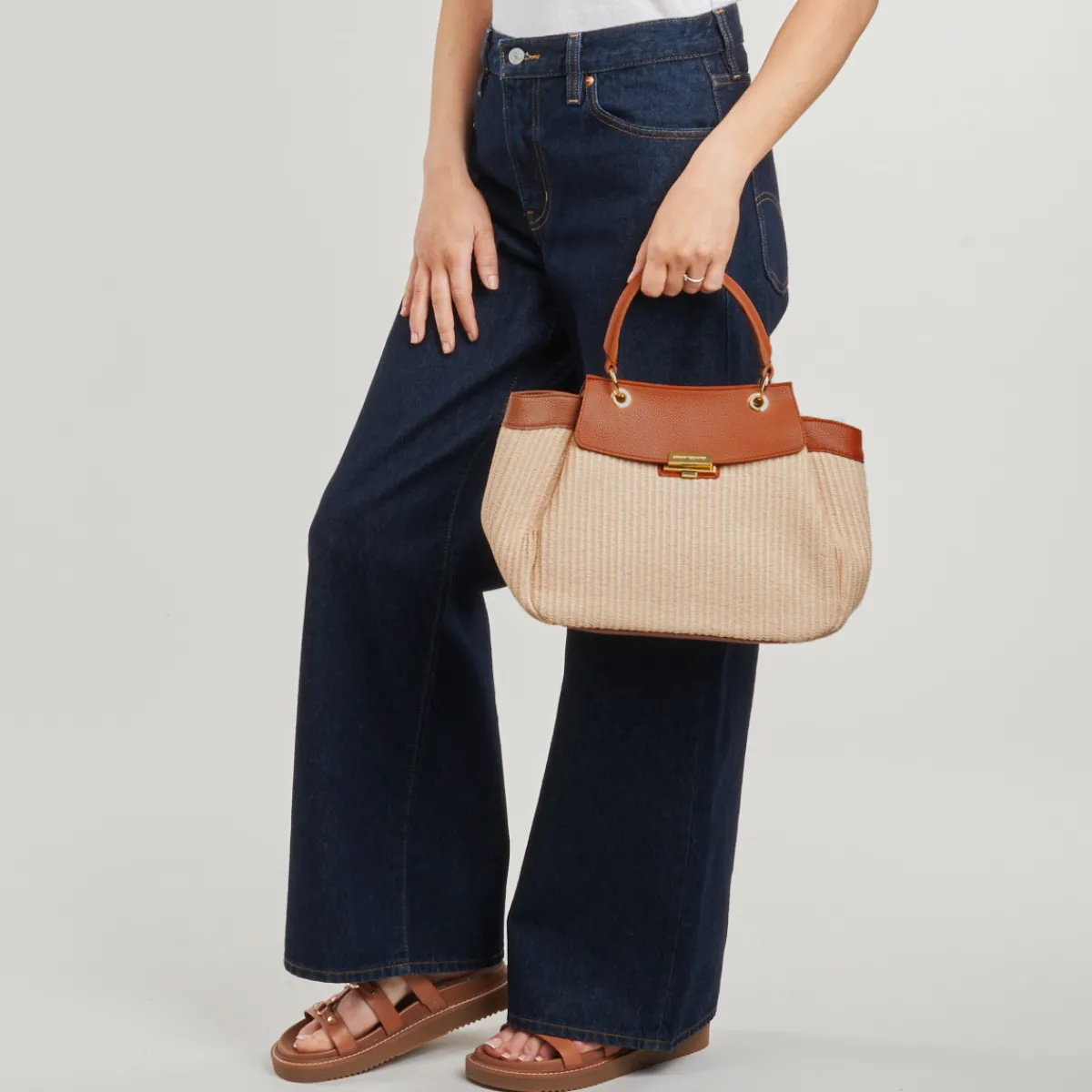 Sacs À Main^Armani Exchange - WAVE CROCHET TOP HANDLE M