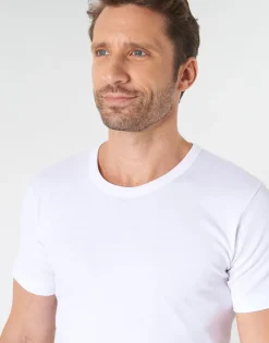 T-shirts & Polos^Athena - T SHIRT COL ROND X2 Blanc