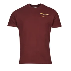 T-shirts & Polos^Ben Sherman - PIQUE POCKETT Bordeaux