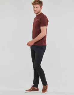 T-shirts & Polos^Ben Sherman - PIQUE POCKETT Bordeaux