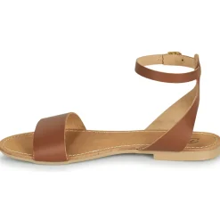 Sandales Et Nu-pieds^Betty London - GIMY Camel