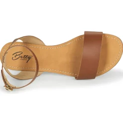 Sandales Et Nu-pieds^Betty London - GIMY Camel