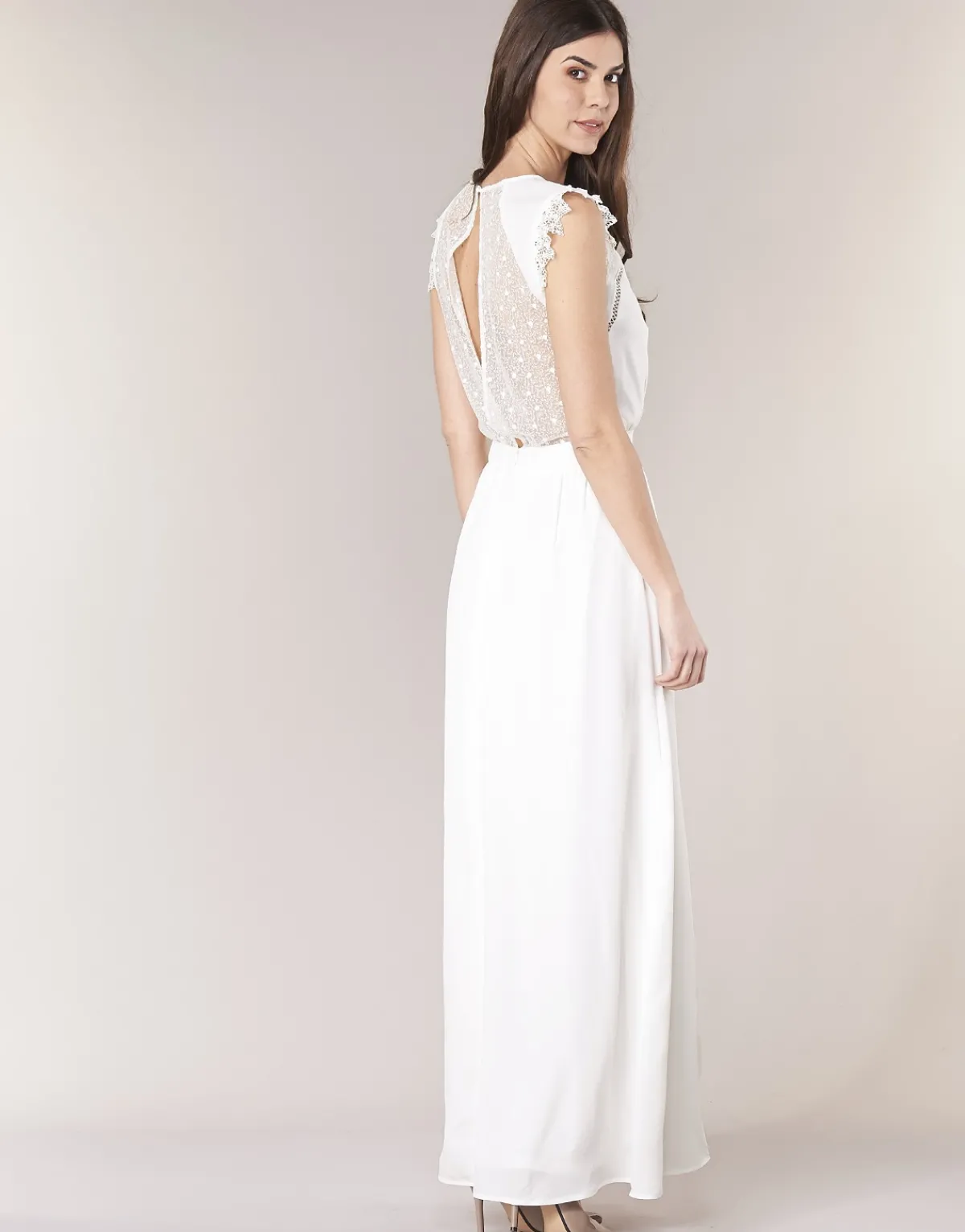 Robes^Betty London - ILOVEYOU Blanc