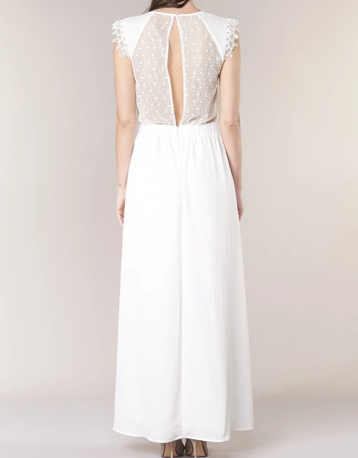 Robes^Betty London - ILOVEYOU Blanc