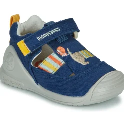 Sandales Et Nu-pieds^Biomecanics - BIAGETO CANVAS Bleu