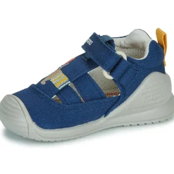 Sandales Et Nu-pieds^Biomecanics - BIAGETO CANVAS Bleu