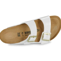 Mules / Sabots^BIRKENSTOCK - Arizona Birko-FlorPatentWhite-Regular