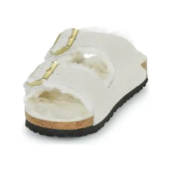 Mules / Sabots^BIRKENSTOCK - Arizona Shearling LEVE Antique White LAF Beige
