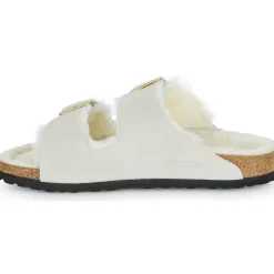Mules / Sabots^BIRKENSTOCK - Arizona Shearling LEVE Antique White LAF Beige