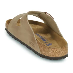 Mules / Sabots^BIRKENSTOCK - Arizona Soft Footbed OiledLeatherTabaccoBrown-Regular