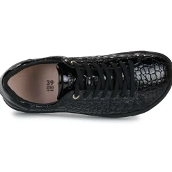 Baskets Mode^BIRKENSTOCK - Bend Low ShinyCrocCuirBlack-Regular