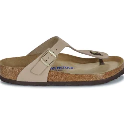 Tongs^BIRKENSTOCK - Gizeh Soft Footbed NubuckSandcastle-Regular