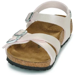 Sandales Et Nu-pieds^BIRKENSTOCK - Kumba Kids Saffiano Iridescent Light Rose