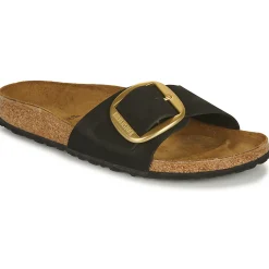 Mules / Sabots^BIRKENSTOCK - Madrid Big Buckle NubuckBlack-Narrow