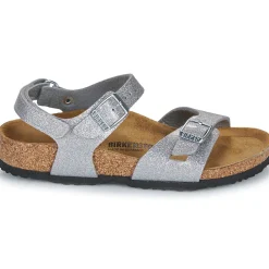 Sandales Et Nu-pieds^BIRKENSTOCK - Rio AS Kids BF Sparkling Silver Argenté