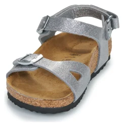 Sandales Et Nu-pieds^BIRKENSTOCK - Rio AS Kids BF Sparkling Silver Argenté