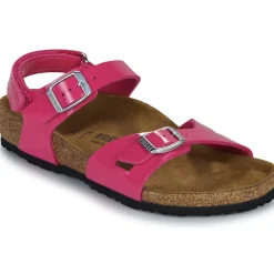Sandales Et Nu-pieds^BIRKENSTOCK - Rio AS Kids BF Patent Fuchsia Tulip Rose