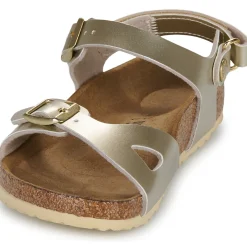 Sandales Et Nu-pieds^BIRKENSTOCK - Rio AS Kids BF Electric Metallic Gold Doré
