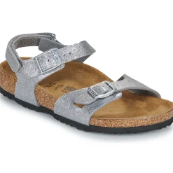 Sandales Et Nu-pieds^BIRKENSTOCK - Rio AS Kids BF Sparkling Silver Argenté
