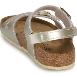 Sandales Et Nu-pieds^BIRKENSTOCK - Rio AS Kids BF Electric Metallic Gold Doré