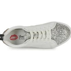 Baskets Mode^Bons baisers de Paname - BETTYS ROSE GLITTER SILVER