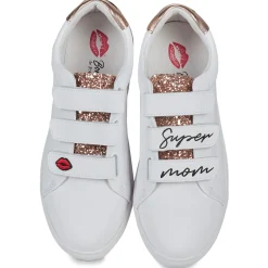 Baskets Mode^Bons baisers de Paname - EDITH SUPER MOM Blanc
