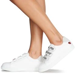 Baskets Mode^Bons baisers de Paname - EDITH JE T'AIME Blanc