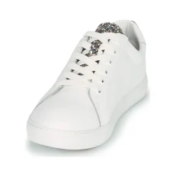 Baskets Mode^Bons baisers de Paname - SIMONE GLITTER TONGUE Blanc