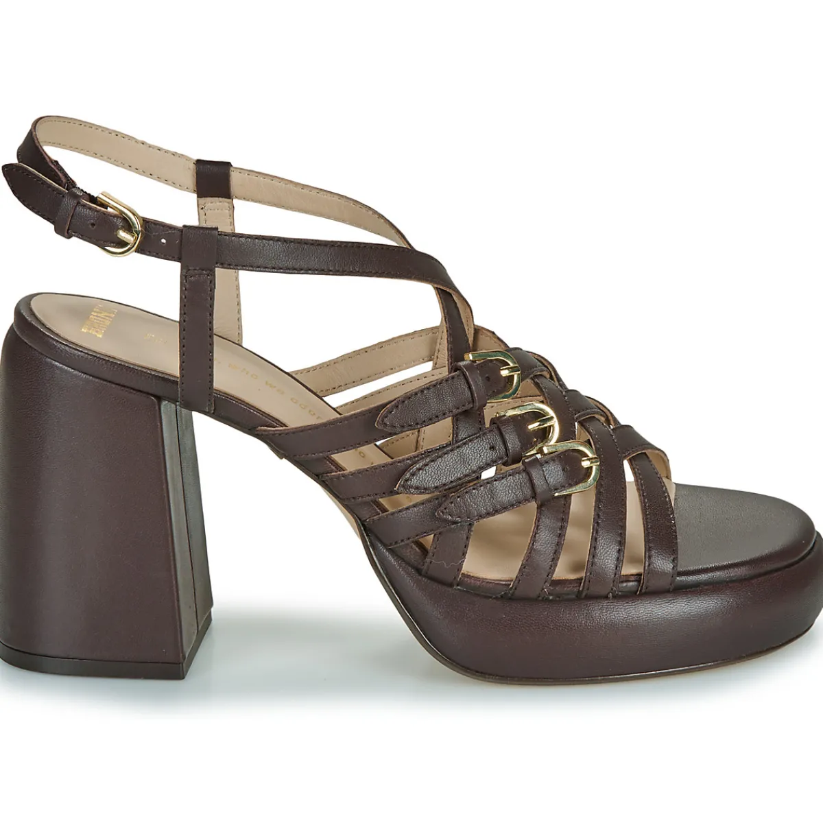 Sandales Et Nu-pieds^Bronx - ginn-y Marron