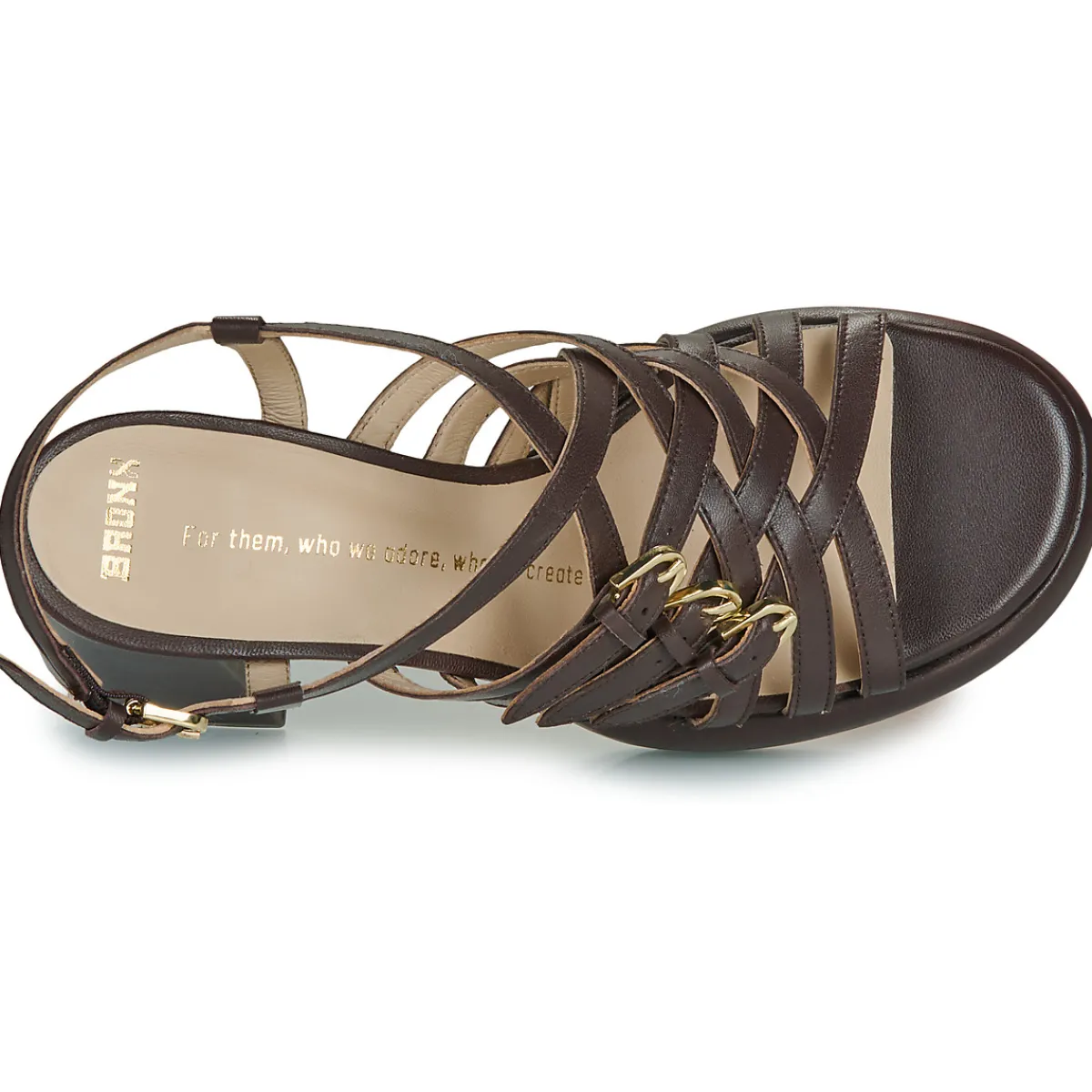 Sandales Et Nu-pieds^Bronx - ginn-y Marron