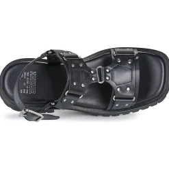 Sandales Et Nu-pieds^Bronx - rac-quel Noir