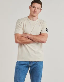 T-shirts & Polos^Calvin Klein Jeans - BADGE REGULAR TEE Gris