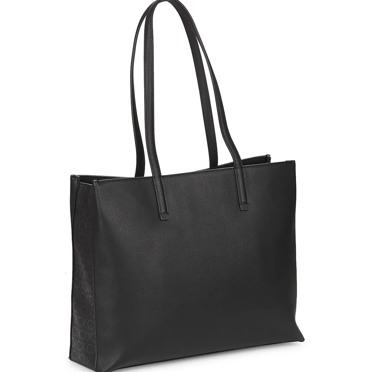 Cabas / Sacs Shopping^Calvin Klein Jeans - CK MUST MEDIUM SHOPPER_MONO Noir